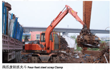500kg Wheel Excavator Recyclable Scrap Equipment 4630mm Max Dumping Height