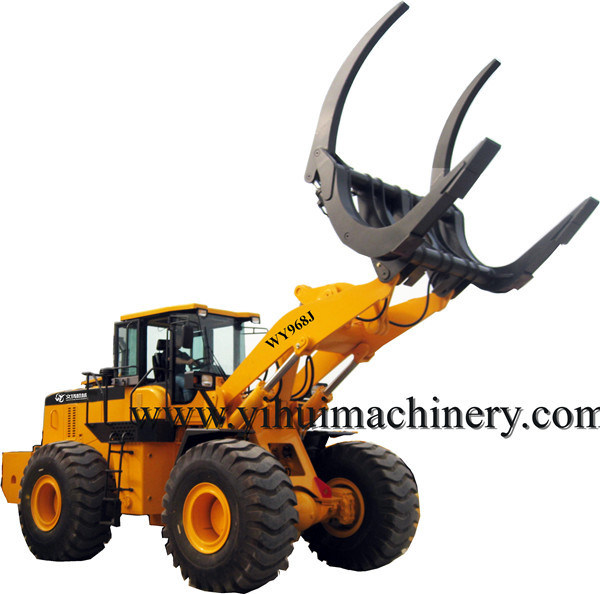Model Log Loaders Capacity 12 Ton 22 Ton Forklift Loader Big Diameter Timber Grapple Log ...