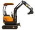 1400kg Mini Crawler Excavator Agriculture Digging Machine Orange Color