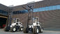 4WD Cross Country Diesel Forklift Truck Hydraulic Control With Air Condition 6000kg
