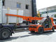 Telescopic Handler Forklifts Marble Slab Handling For Stone Industry Orange