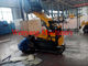 Small Track Skid Steer Loader With Earth Auger 4 In 1 Bucket Custom Color