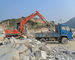 Four Wheel Drive Excavator 6 Ton Wheel Excavator For Salt Stone Cotton Industry