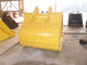 Professional Caterpillar Excavator Buckets For Construction Works Yellow